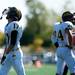 Macomb Lutheran North defensive back Jacob DeRidder reacts to a penalty in the first half against Father Gabriel Richard on saturday. Daniel Brenner I AnnArbor.com